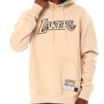 LOS ANGELES LAKERS MEN'S ENERGY HOODIE SWEATER - KHAKI