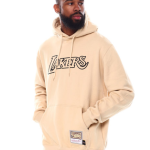 LOS ANGELES LAKERS MEN'S ENERGY HOODIE SWEATER - KHAKI