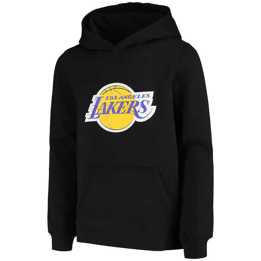 LOS ANGELES LAKERS MEN'S PRIMARY LOGO HD SWEATER - BLACK