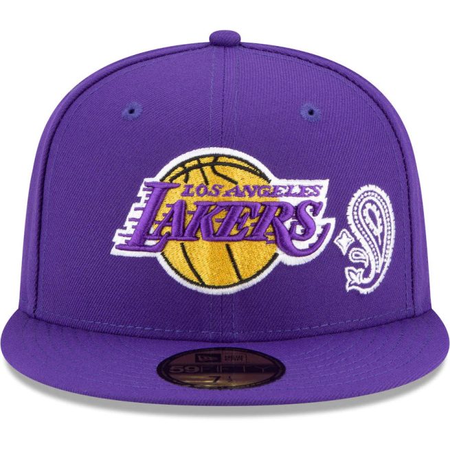 LOS ANGELES LAKERS PAISLEY 9525 59FIFTY FITTED