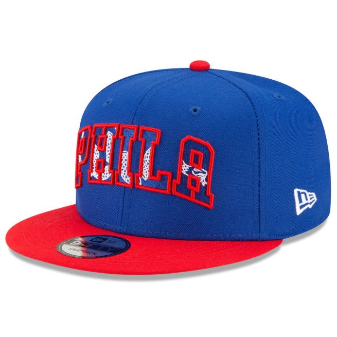 PHILADELPHIA 76ERS ON STAGE DRAFT HAT 9FIFTY